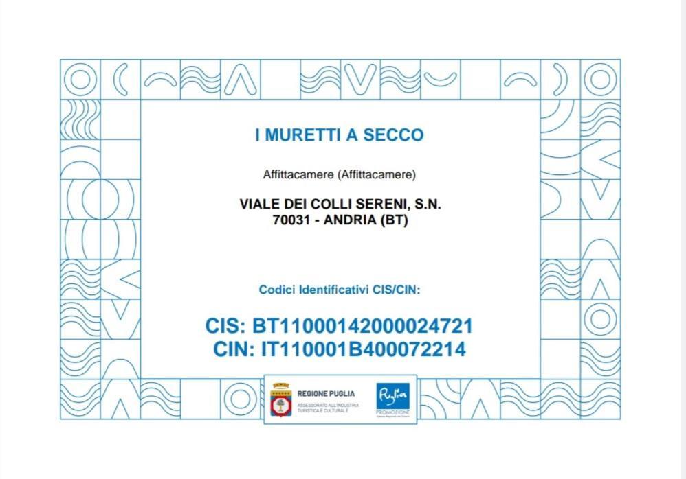 I Muretti A Secco B&B Castel Del Monte  Exterior photo